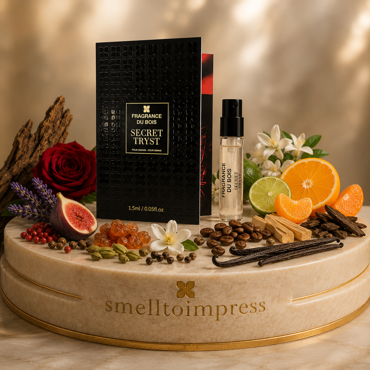 bild på Fragrance Du Bois Secret Tryst 1,5 ml 0,05 fl. oz. officiellt parfymprov