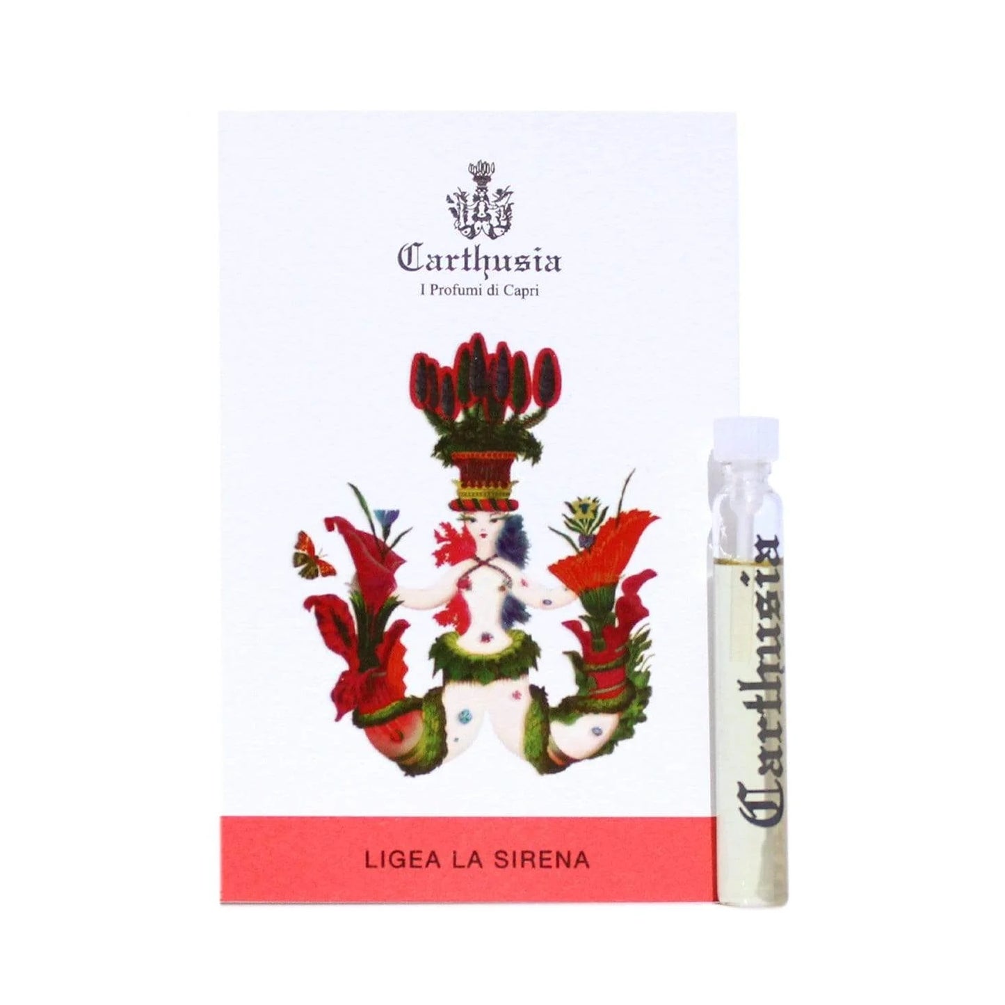 officiellt parfymprov av Carthusia Ligea La Sirena storlek 2ml 0,06 oz., Carthusia parfymtestare