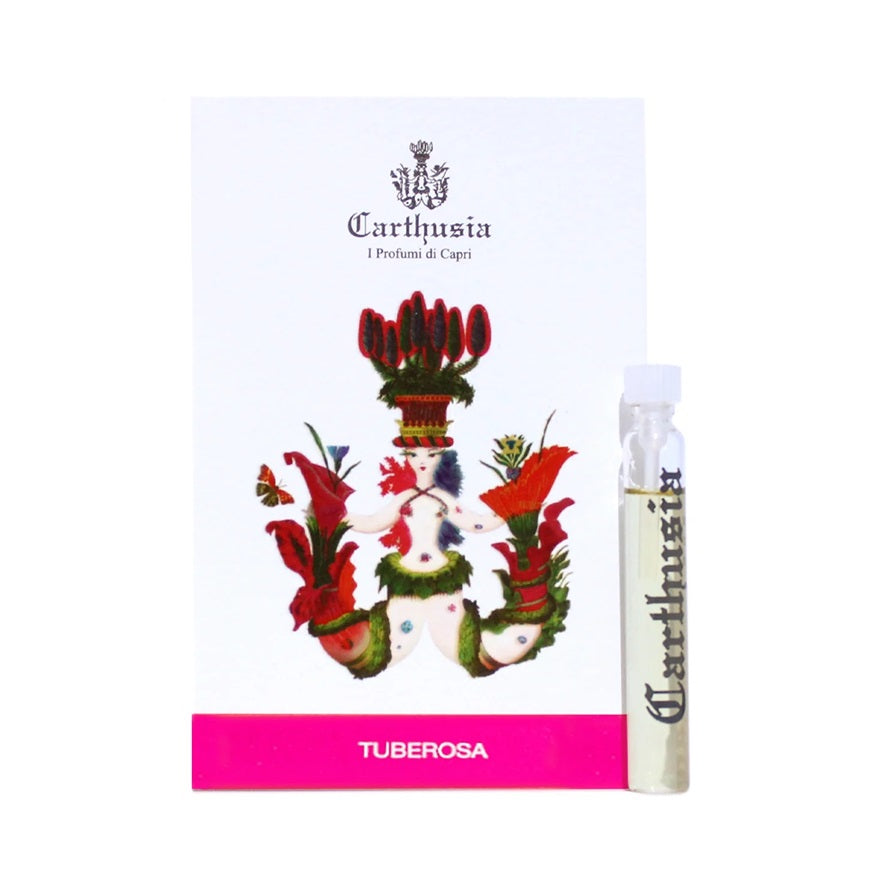 Officiellt parfymprov av Carthusia Tuberosa storlek 2ml 0.06 oz.