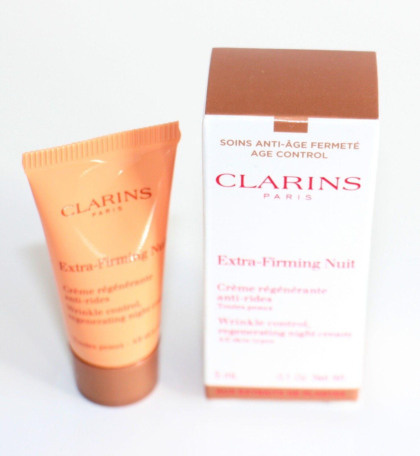 Clarins Extra-Firming Nuit Mini hudvårdsprov 5ML 0.1 oz. För torr hud