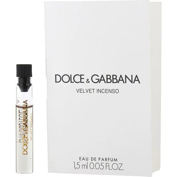 Velvet Incenso By Dolce & Gabbana 1,5 ml 0,05 fl. uns. επίσημο δείγμα αρώματος, Velvet Incenso By Dolce & Gabbana 1,5 ml 0,05 fl. uns. oficjalna próbka parfym, Velvet Incenso By Dolce & Gabbana 1,5ml 0,05 fl. uns. официальный образец духов, Velvet In