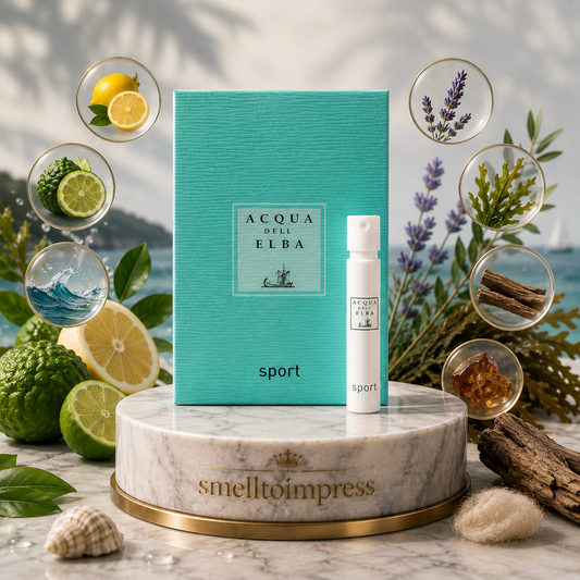 bild på officiellt parfymprov Acqua Dell' Elba Sport 1,2 ml 0,04 fl. oz