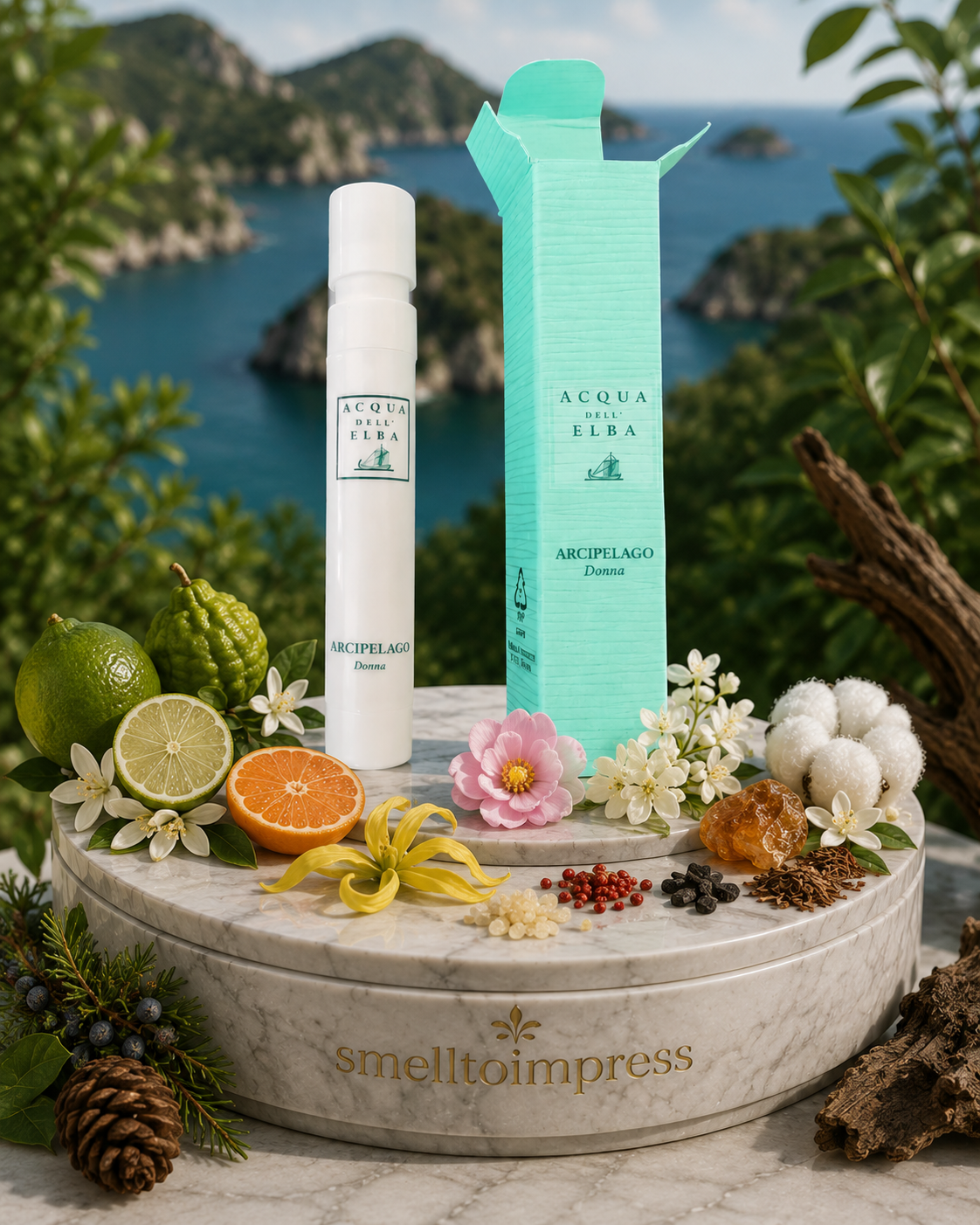 bild på Acqua dell' Elba Arcipelago Donna officiellt parfymprov 1,2 ml 0,04 fl. oz