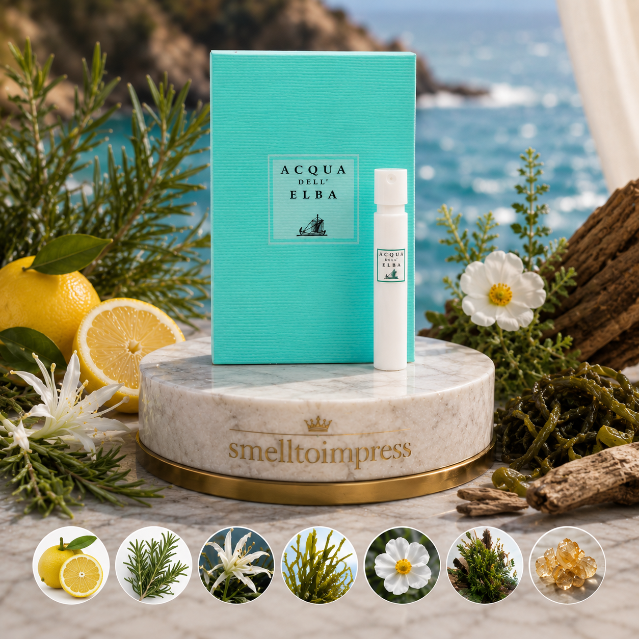 Akva dell Elba Home Mare officiellt parfymprov 1,2 ml 0,04 fl. oz
