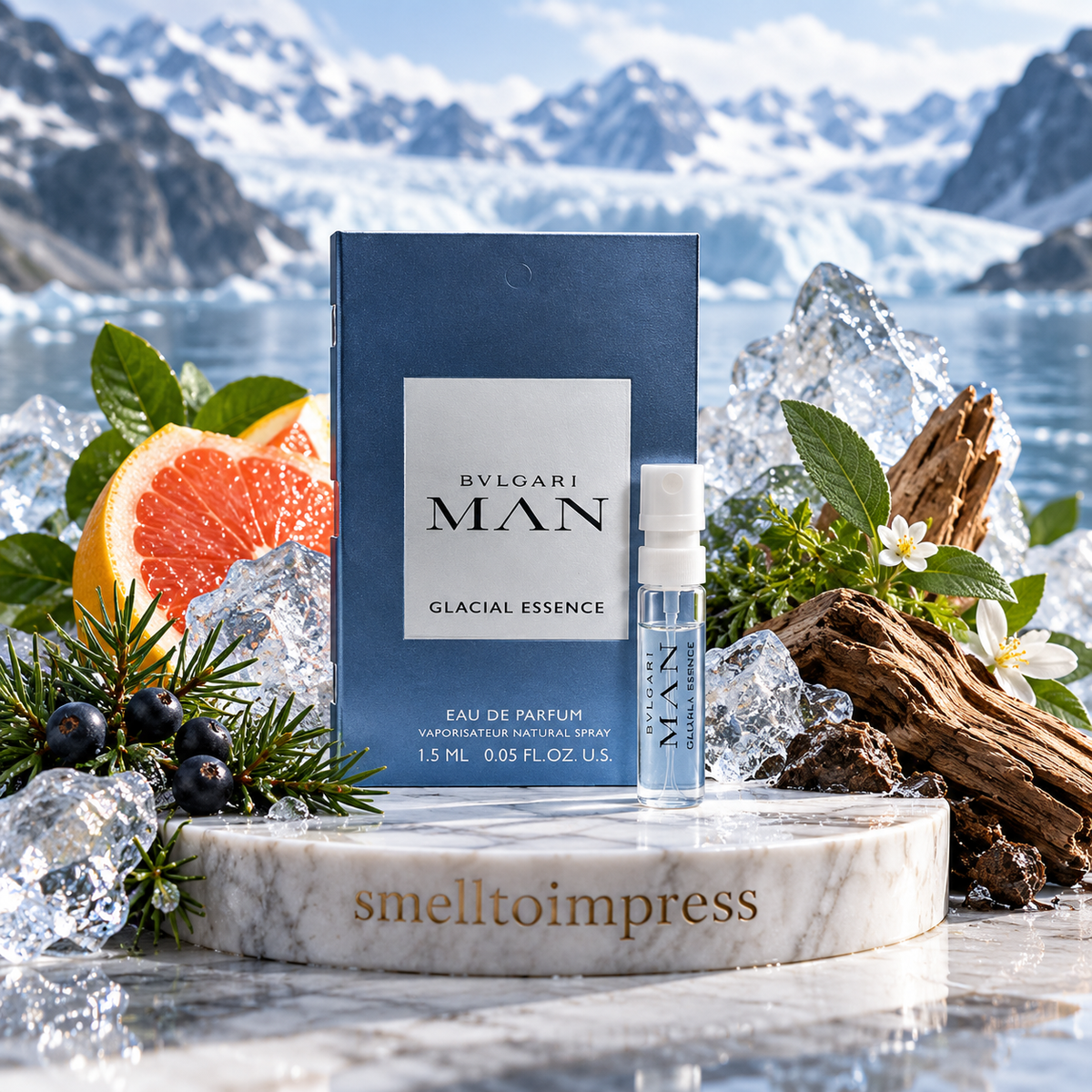bild på Bvlgari Man Glacial Essence officiellt parfymprov 1,5 ml