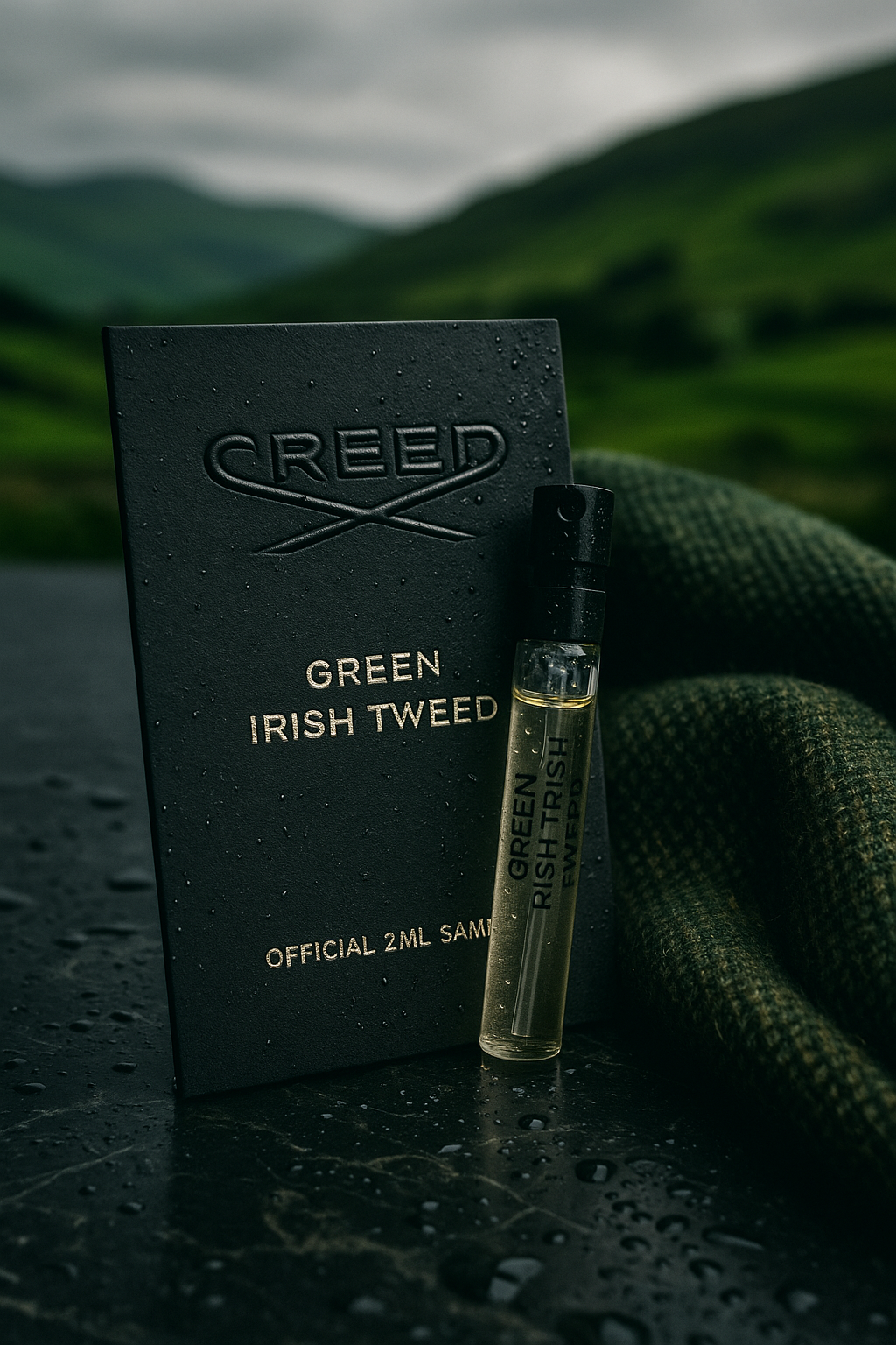 Creed Green Irish Tweed edp 2.0ml 0.08 fl. oz. officiellt parfymprov parfymtestare