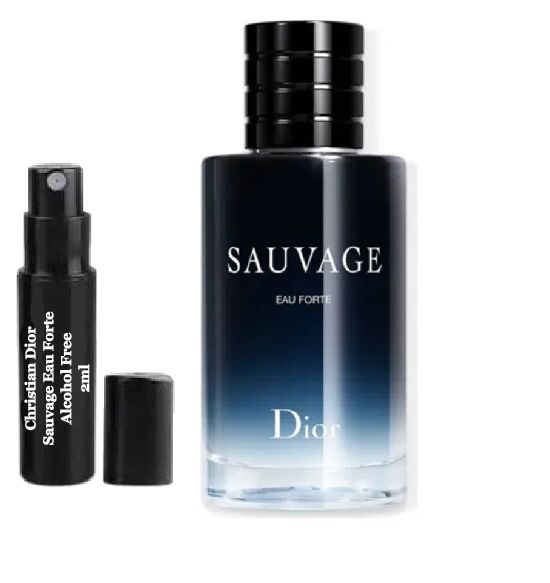 Christian Dior Sauvage Eau Forte parfymtestare 2 ml 0,06 oz. Alkoholfri doft
