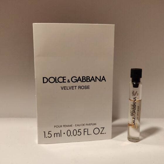 Dolce & Gabbana VELVET Rose 1.5ml officiellt parfymprov