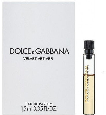 Dolce & Gabbana VELVET Vetiver 1,5 ml officiellt parfymprov