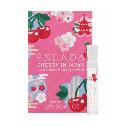 Escada Cherry i Japan begränsad upplaga 1,2 ml 0,04 fl. oz officiella parfymprover