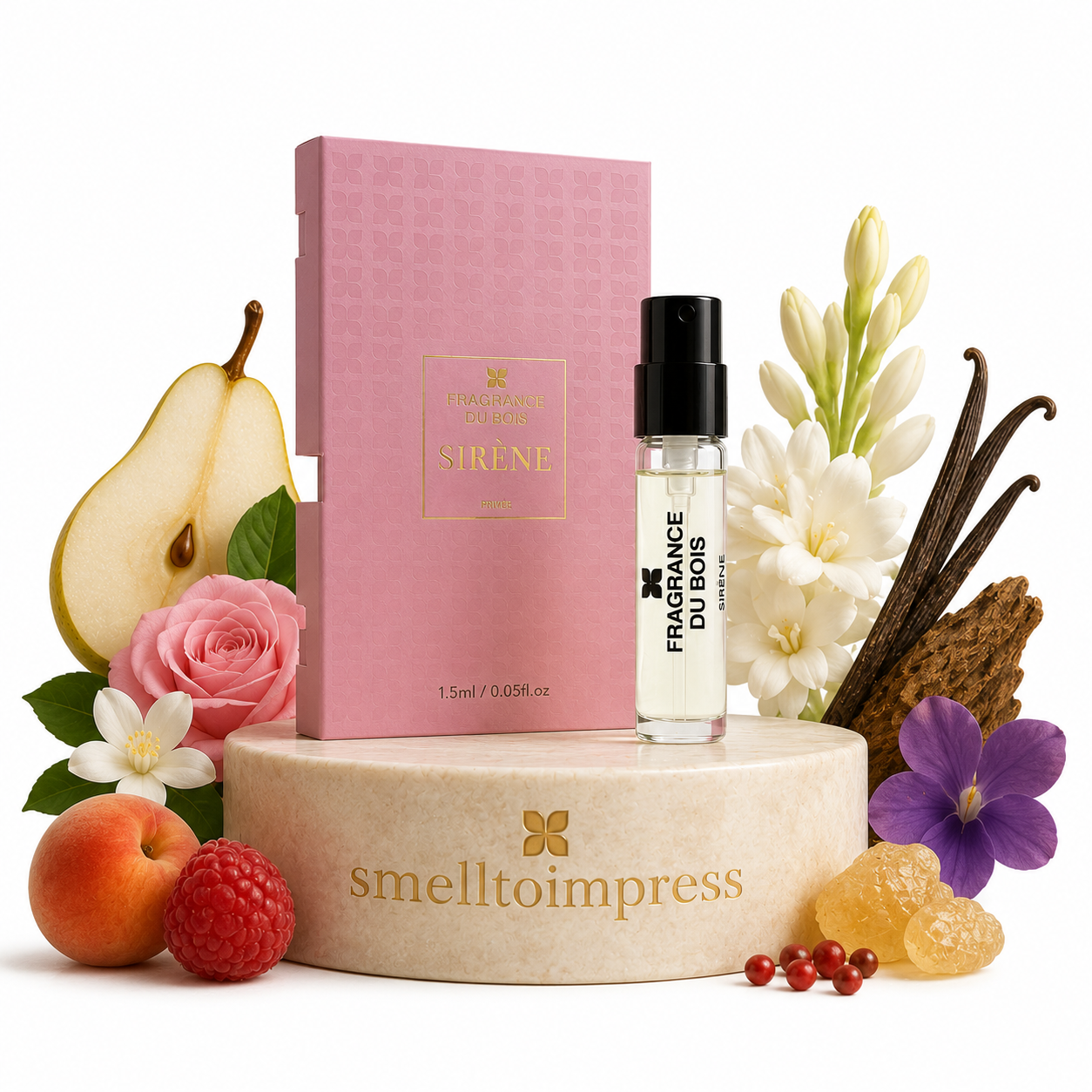 bild på Fragrance Du Bois Sirene Privee 1,5 ml 0,05 fl. oz. officiellt parfymprov
