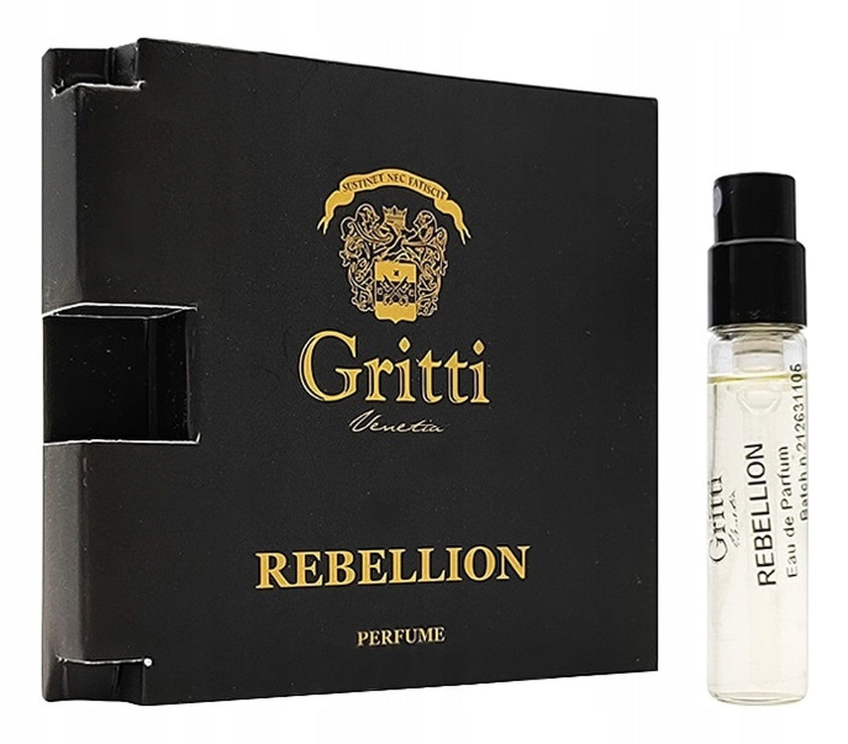 Gritti Rebellion officiellt parfymprov 2 ml 0,06 fl. oz.