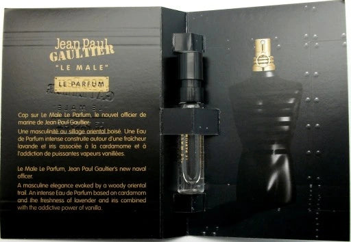 Jean Paul Gaultier Le Male Le Parfum Intense officiellt parfymprov, Jean Paul Gaultier Le Male Le Parfum Intense doftprovare