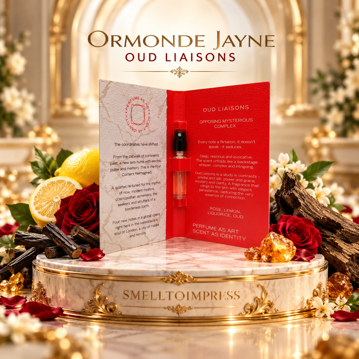 bild på officiellt parfymprov Ormonde Jayne Oud Liaisons 2,5 ml