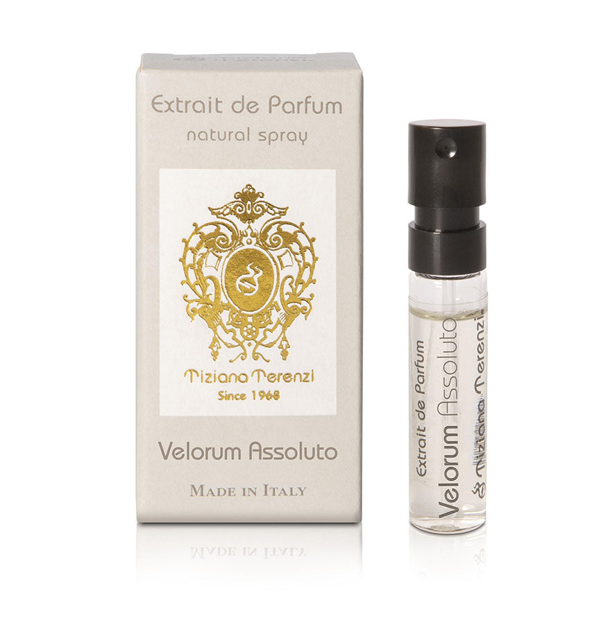 TIZIANA TERENZI Velorum Assoluto Extrait de parfum 0,05 OZ 1,5 ML officiell parfymprov parfymtestare