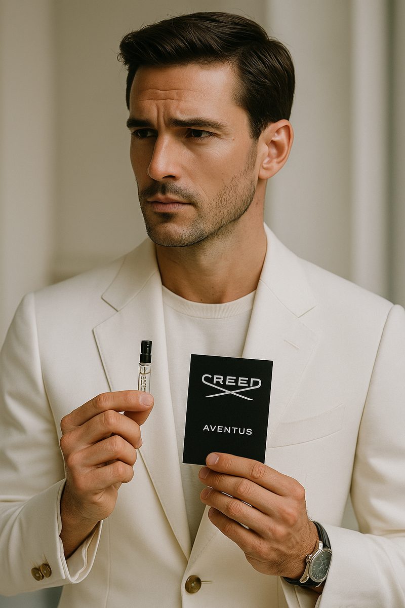 Officiellt parfymprov av Creed Aventus för män 1,7 ml 0,05 oz. parfymtestare