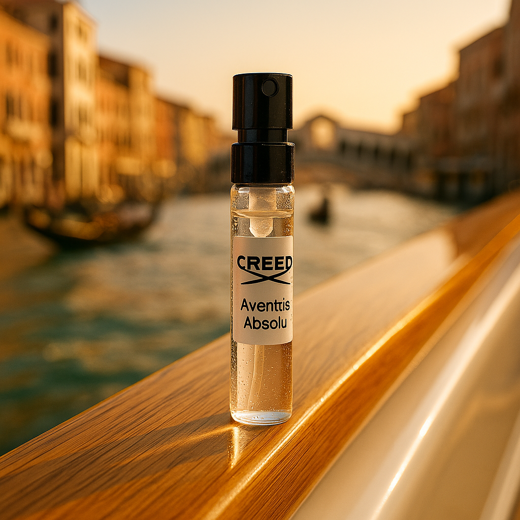 Officiella parfymprover av Creed Aventus Absolu-doften 1,7 ml 0,05 oz. parfymtestare