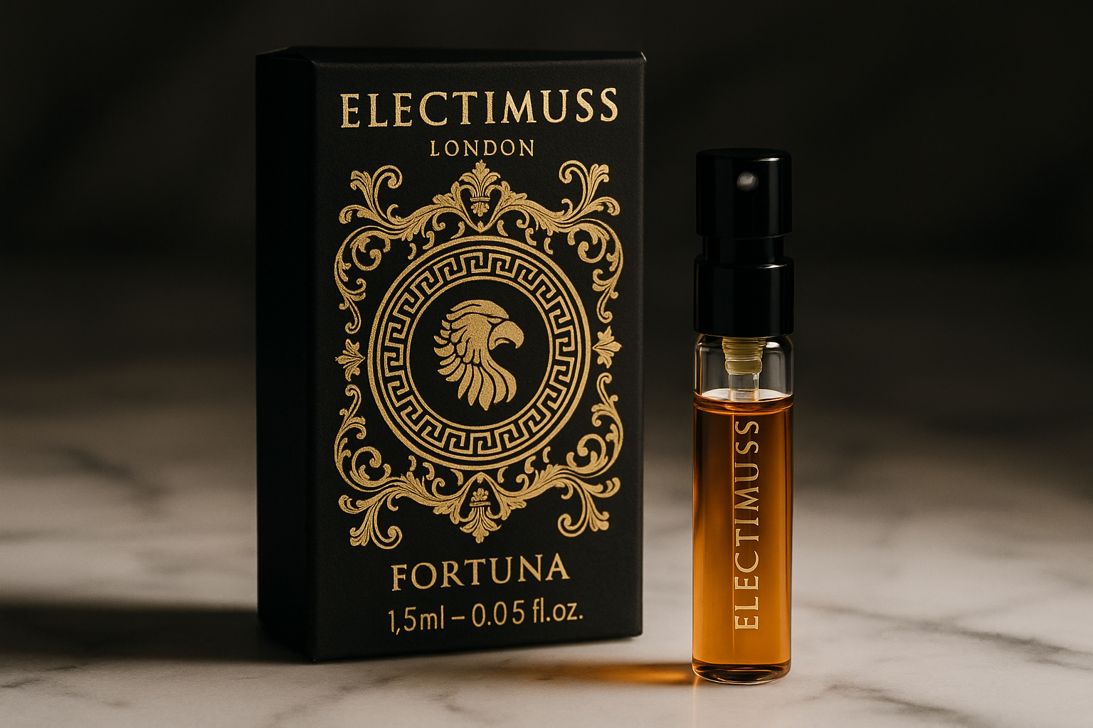 Electimuss London Fortuna 1,5 ml 0,05 fl. oz. officiellt parfymprov