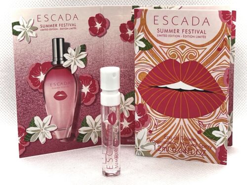 Escada Summer Festival begränsad upplaga 1,2 ml 0,04 fl. oz officiella parfymprover