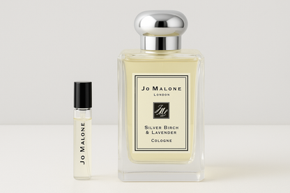 Jo Malone Silver Birch & Lavender Cologne parfymprover