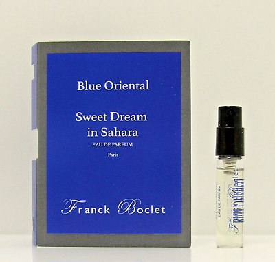 Officiellt parfymprov av Franck Boclet Sweet Deam i Sahara 1,5 ml 0,54 oz.