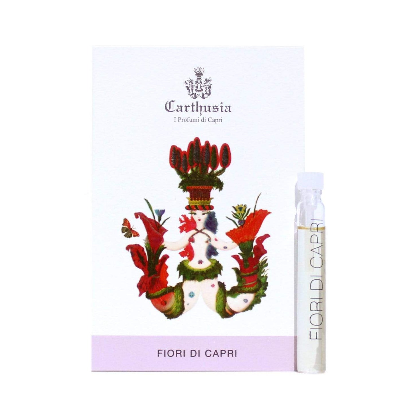officiellt parfymprov av Carthusia Fiori di Capri storlek 2ml 0,06 oz.