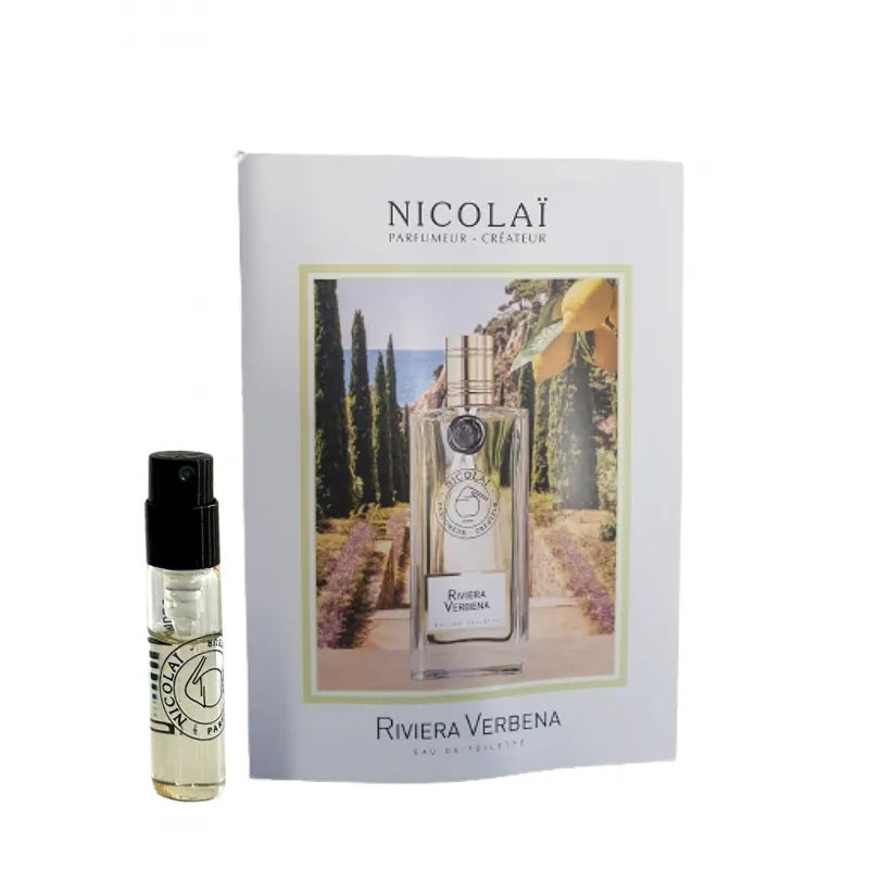 Officiella parfymprover av Nicolai Riviera Verbena doft 1,8 ml 0,07 oz.