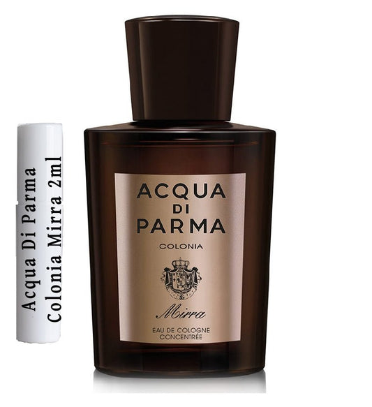 Acqua Di Parma Colonia Mirra 2ml 0.06 fl. o.z. parfymprov,  Acqua Di Parma Colonia Mirra 2ml 0.06 fl. o.z. parfumeprøve,  Acqua Di Parma Colonia Mirra 2ml 0.06 fl. o.z. parfumstalen,  Acqua Di Parma Colonia Mirra 2ml 0.06 fl. o.z. muestra de perfume