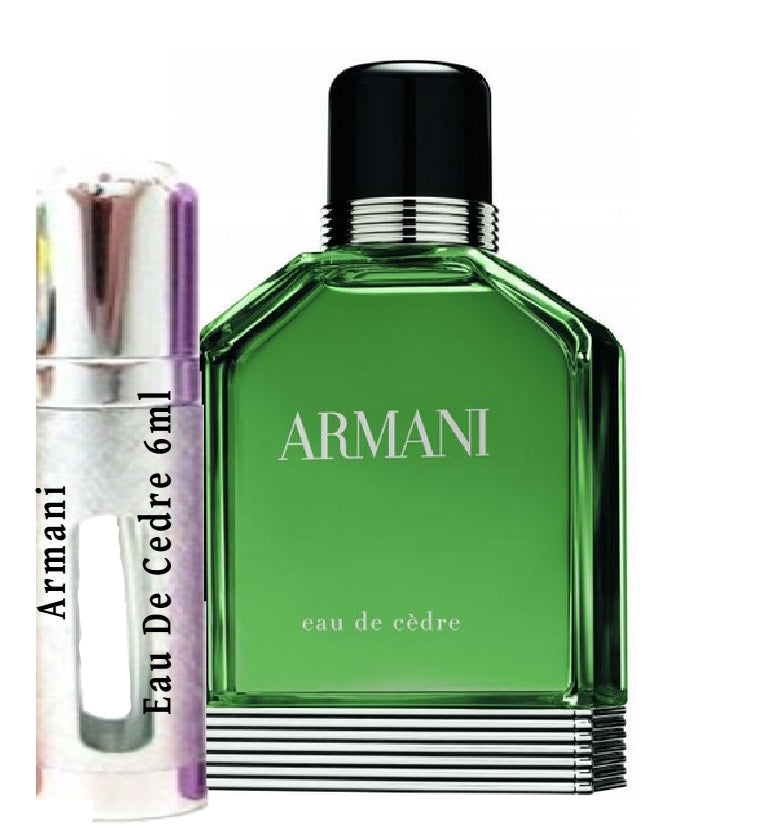 Armani Eau De Cedre samples 6ml