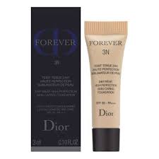 Christian Dior Forever 3N 24H Wear High Perfection Skin Caring foundation 3N Neutral 3ml 0.10 fl. oz. mini kosmetikaprov. Avant/Före 030
