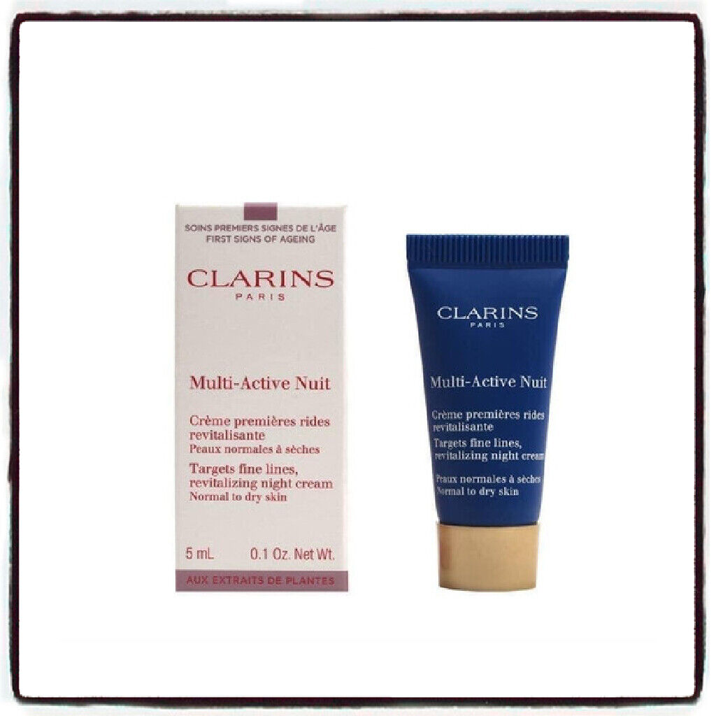 Clarins Multi-Active Nuit Mini hudvårdsprov 5ML Normal till torr hud