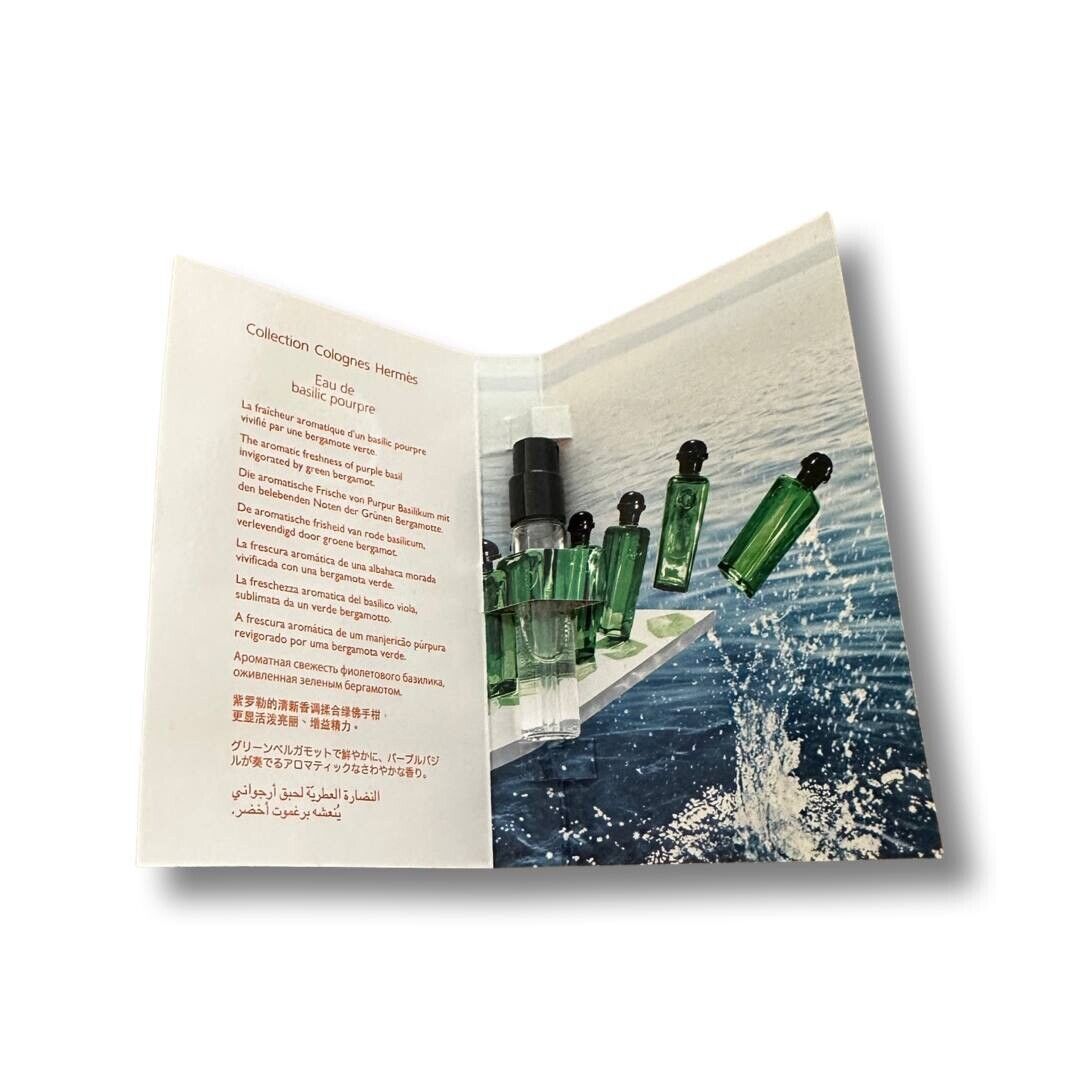 Hermes Eau de basilic pourpre 2ml 0,06 fl. uns. officiellt doftprov