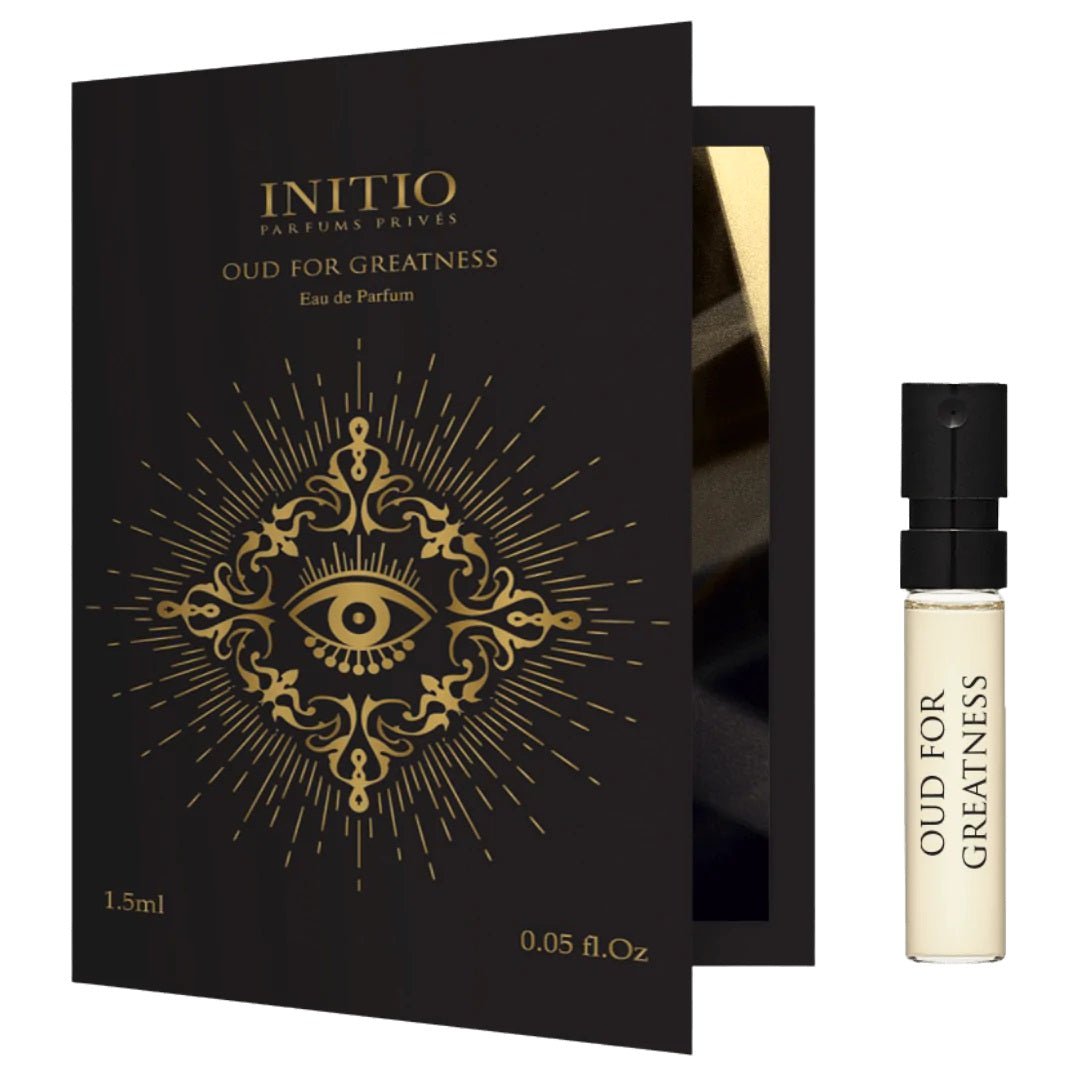 Initio Oud For Greatness 1,5 ml-0,05 fl.oz. Officiellt doftprov, INITIO OUD FOR GREATNESSin viralliset hajuvesinäytteet, Επίσημα δείγματα αρωμάτων INITIO OUD FOR GREATNESS, INITIO OUDa FOR GREATNESS, INITIO hivata FOR GREATNESS, INITIO hivatá GREATNE