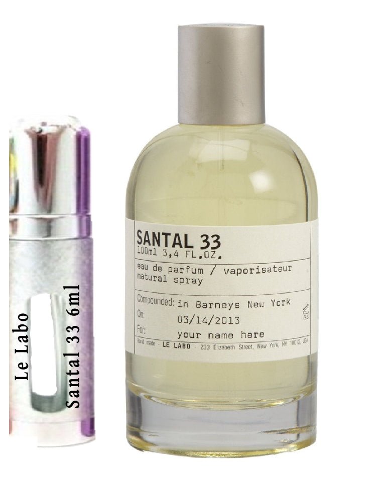 Le Labo Santal 33 6ml 0.20 fl. o.z. parfüm minta,  Le Labo Santal 33 6ml 0.20 fl. o.z. campione di profumo,  Le Labo Santal 33 6ml 0.20 fl. o.z. amostra de perfume,  Le Labo Santal 33 6ml 0.20 fl. o.z. 官方香水样品,  Mostră de parfum Le Labo Santal 33 6ml 0.20 fl. o.z.,