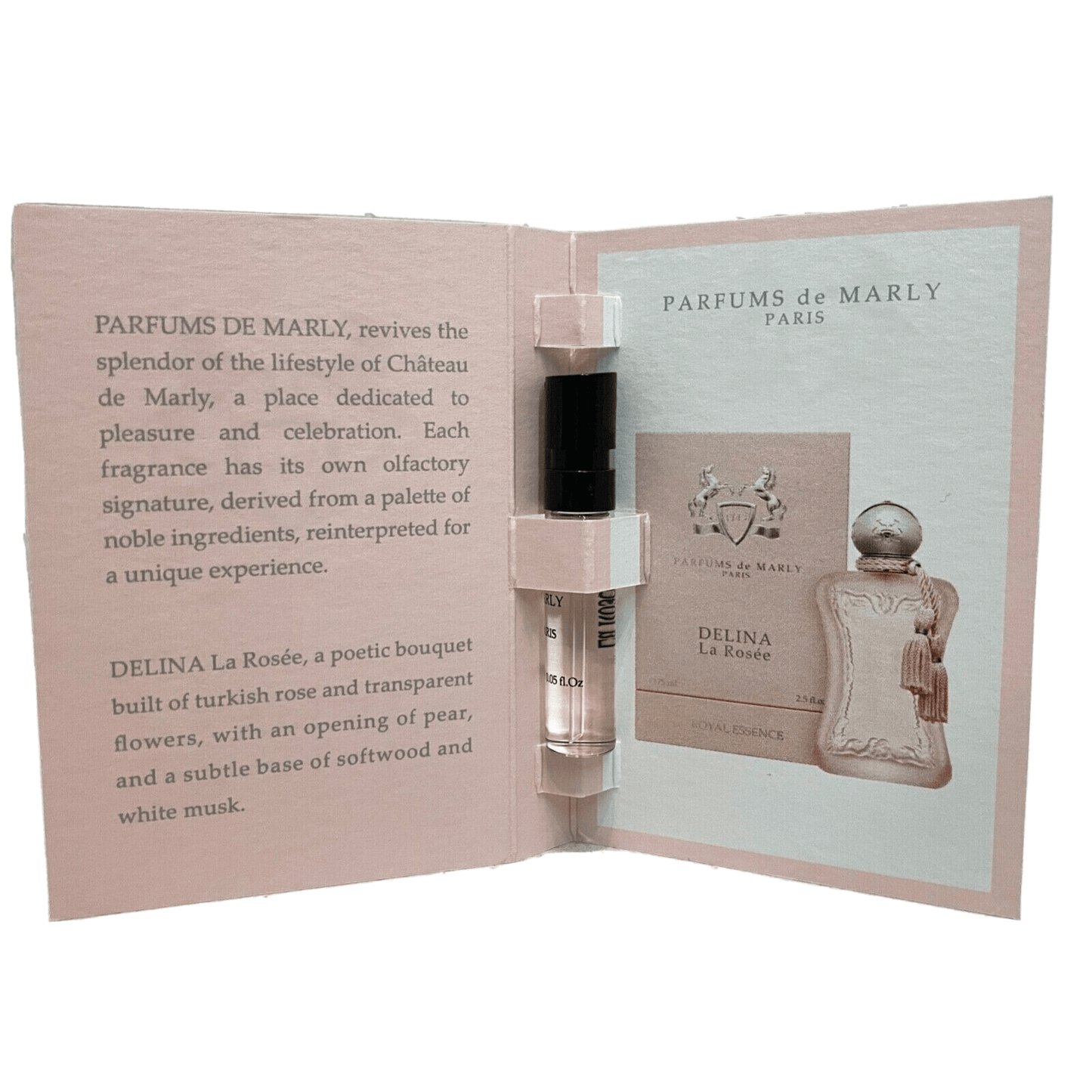Parfums De Marly Delina La Rosee officiellt parfymprov 1,5ml 0,05 fl. uns.