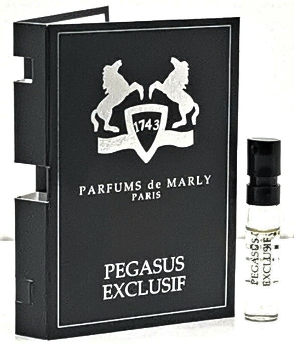 Parfums De Marly Pegasus Exclusif officiellt parfymprov 1,5 ml 0,05 fl. uns. parfymtestare