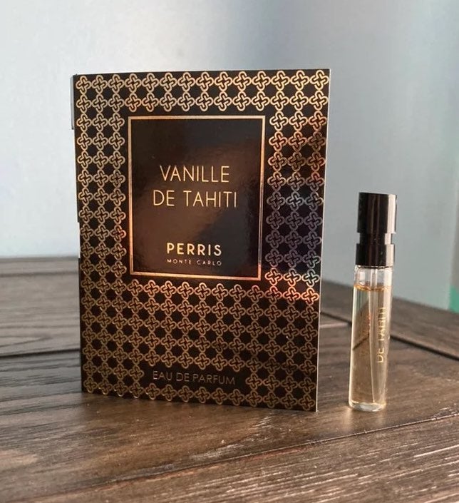 Perris Monte Carlo Vanille de Tahiti 2.0ml échantillon de parfum officiel, Perris Monte Carlo Vanille de Tahiti 2.0ml virallinen hajuvesinäyte, Perris Monte Carlo Vanille de Tahiti 2.0ml oficjalna próbka parfym, Perris Monte Carlo Vanille de Tahiti o