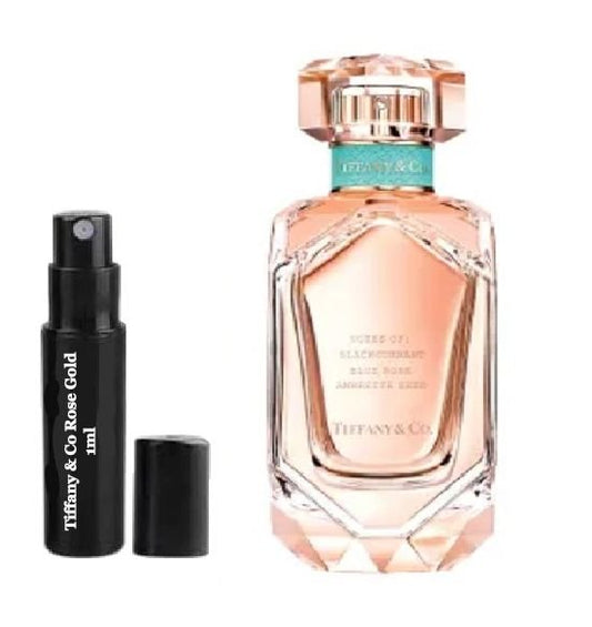 TIFFANY & CO ROSE GOLD parfymprover, TIFFANY & CO ROSE GOLD prov 1ml, Tiffany & Co Rose Gold doftprover