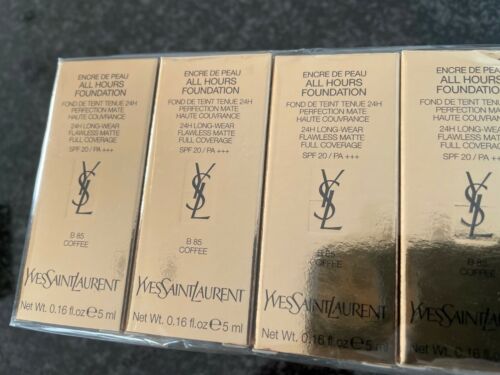 Yves Saint Laurent All Hours Foundation 5ml 0.16 fl. oz. officiellt hudvårdsprov Nyans B 85 Kaffe parfymtestare