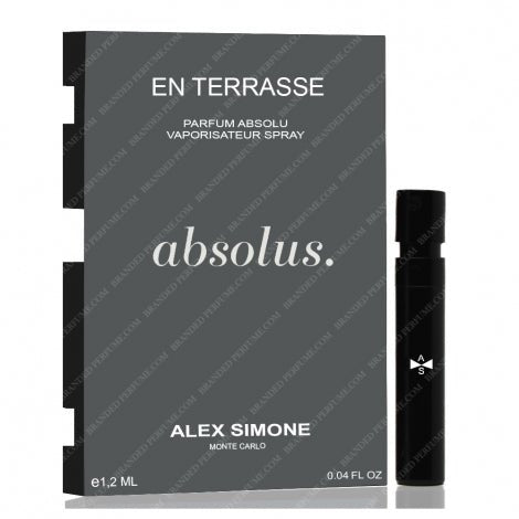 Alex Simone En Terrasse Parfum Absolu 1,2ml 0,04 fl. uns. officiella parfymprover
