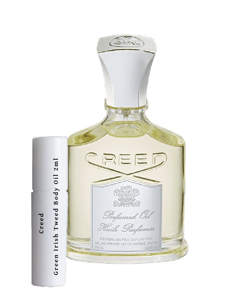 Creed Green Irish Tweed Body Oil samples 2ml
