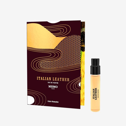 Memo italienskt läder 1,5 ml / 0,5 fl. oz. officiellt prov