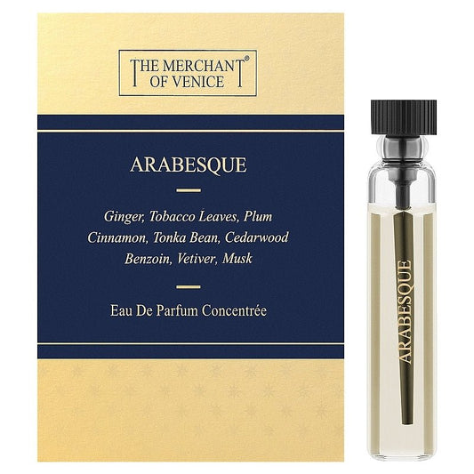 The Merchant of Venice Arabesque 2ml 0,07 fl. uns. Officiellt parfymprov, The Merchant of Venice Arabesque 2ml 0,07 fl. uns. offizielle Parfümprobe, The Merchant of Venice Arabesque 2ml 0,07 fl. uns. muestra de parfum oficial, The Merchant of Venice 