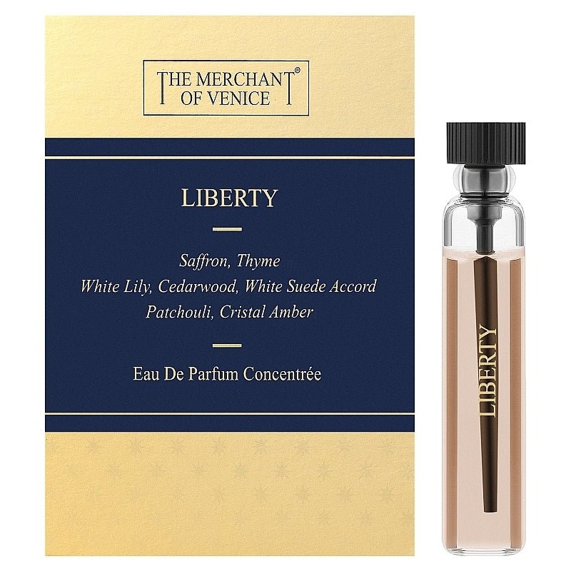 The Merchant of Venice Liberty 2ml Officiellt parfymprov, The Merchant of Venice Liberty 2ml 液量オンス公式香水サンプル, The Merchant of Venice Liberty 2ml официална п, The Merchant of Venice Liberty Liberty 2ml échantillon de parfum officiel, The Merchant of Ven
